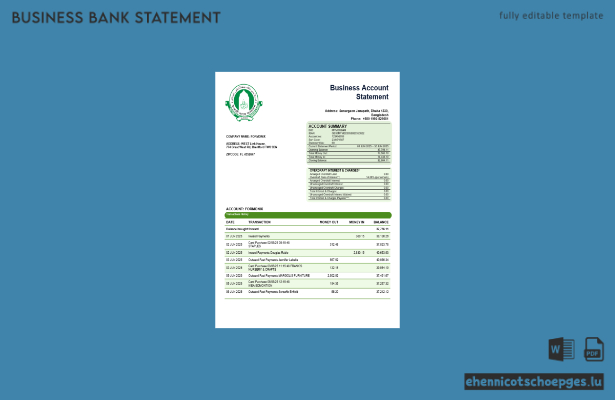 Beispiel für einen Geschäftsbericht einer islamischen Bank (Word- und PDF-Datei)